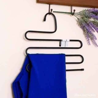 Móc phơi quần áo inox 5 tầng