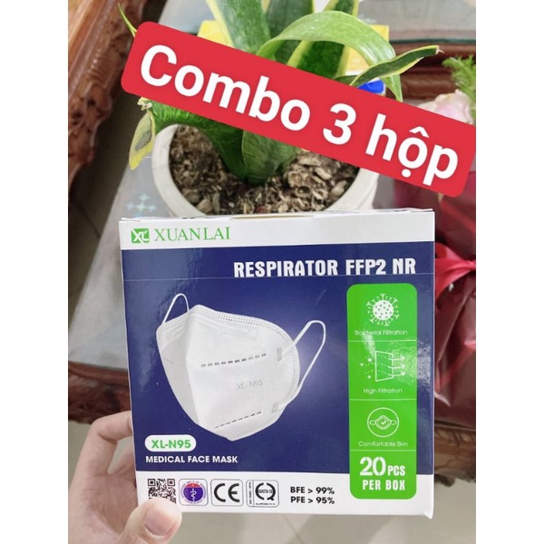 Khẩu trang N95/XL95 Xuân Lai không van