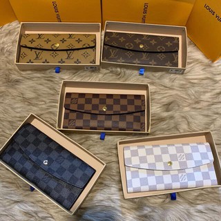 [ ẢNH CHỤP THẬT ] Ví Lv cúc bấm dáng dài hàng đẹp