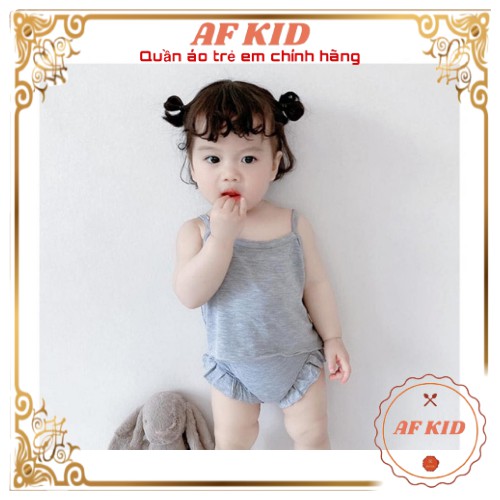 Đồ Bộ Bé Gái  Bộ MINKY MOM 2 Dây Quần Chip Bèo Cho Bé Chất Thun Lạnh Siêu Mềm Mịn Mát