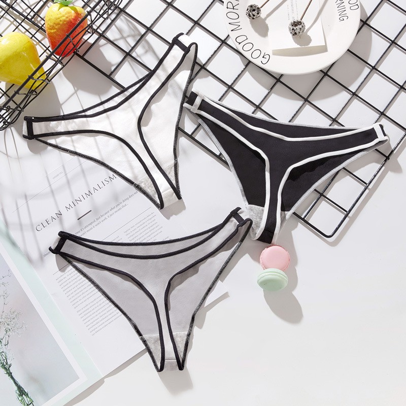 Quần Lót Lọt Khe Thong Cotton Vanvene Bo Viền Kiểu Dáng Mới Sexy Gợi Cảm Chống Hằn Viền Size M, L Q440 | BigBuy360 - bigbuy360.vn