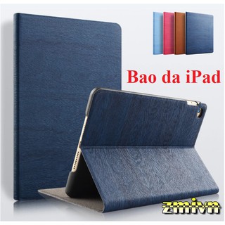 Bao da iPad 2-3-4 / air 1- 2 / Mini 1- 2- 3 - 4 - 5/ ipad new 2017-2018 / Air 3 / 10.5 10.2 2019 họa tiết Giả Vân Gỗ