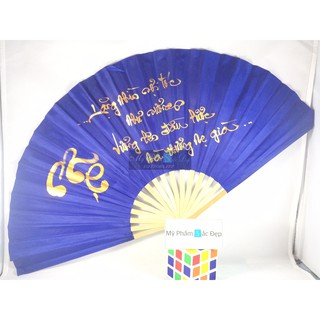 Quạt tay thư pháp loại lớn
