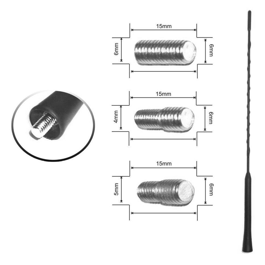 Ăng Ten Thu Sóng Am / Fm 16 Inch Cho Xe Hơi