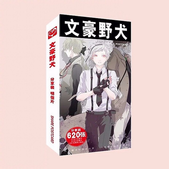 Postcard Bungou Stray Dogs: Dead Apple hộp ảnh bộ ảnh có ảnh dán + lomo + postcard bưu thiếp