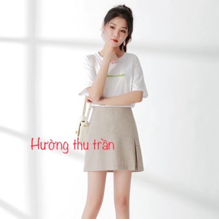 Chân váy chữ a dáng ngắn trẻ trung