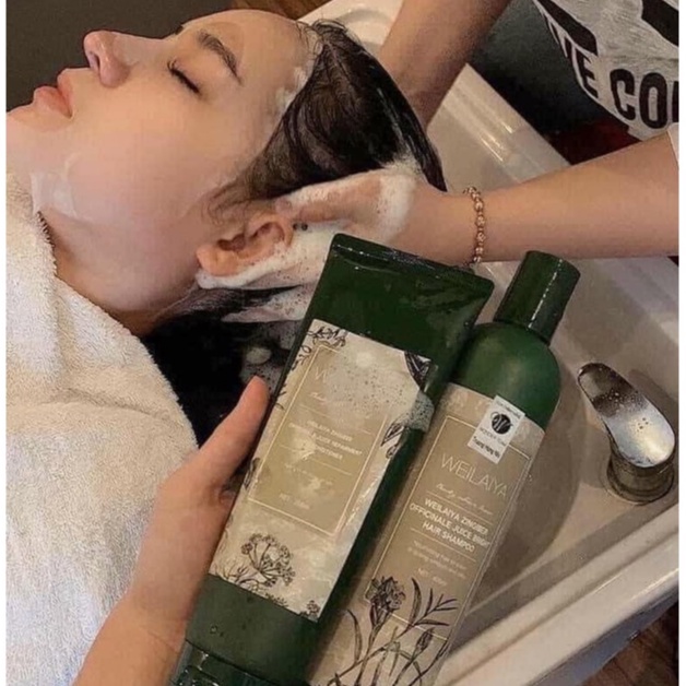 Dầu gội gừng hà thủ ô Weilaiya giảm rụng, kích mọc tóc hiệu quả cho tóc khô xơ, 400ml
