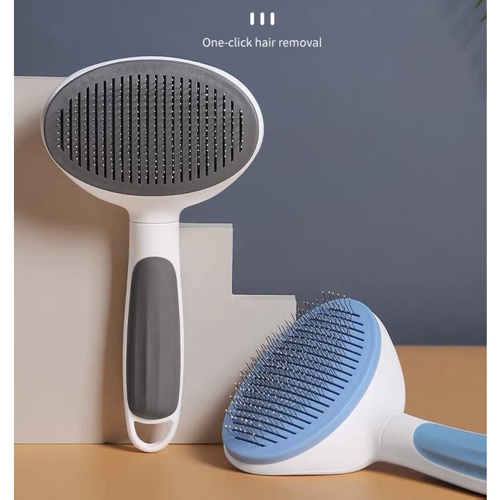 [FREESHIP] Lược chải lông chó mèo có nút bấm chuyên gỡ rối lông thú cưng