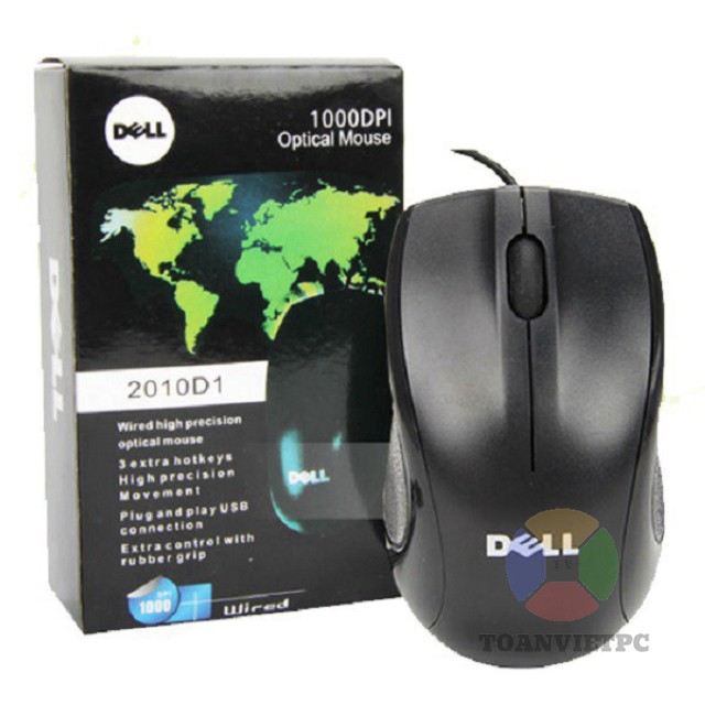 Chuột quang Máy Tính Có Dây Dell 2010D1 USB 2.0