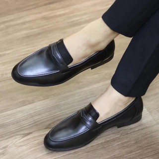 Giày Lười Tây  Lịch Lãm GL33 Đen