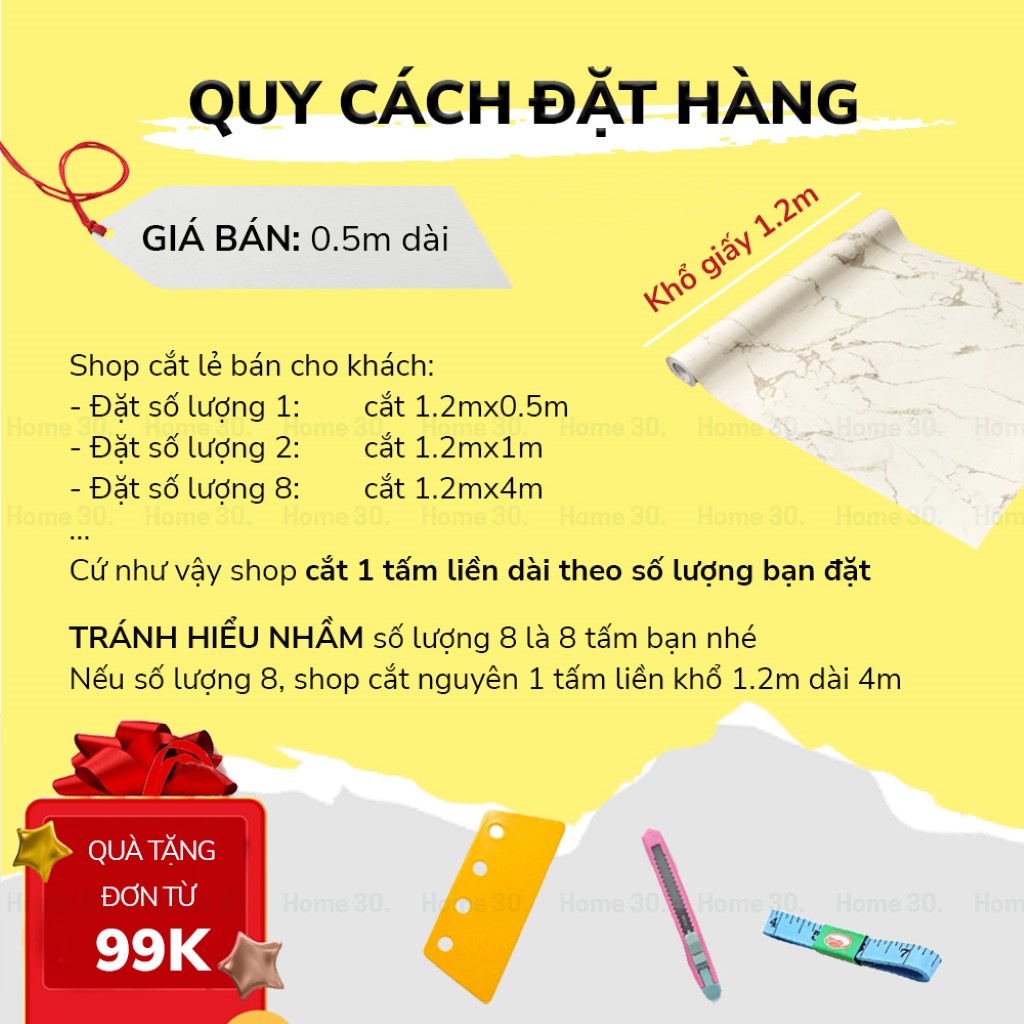 Decal giả đá chống dầu mỡ dán bếp , giấy dán tường vân đá dán tủ, mặt bàn, tường nhiều mẫu đẹp giá rẻ khổ 1.2m