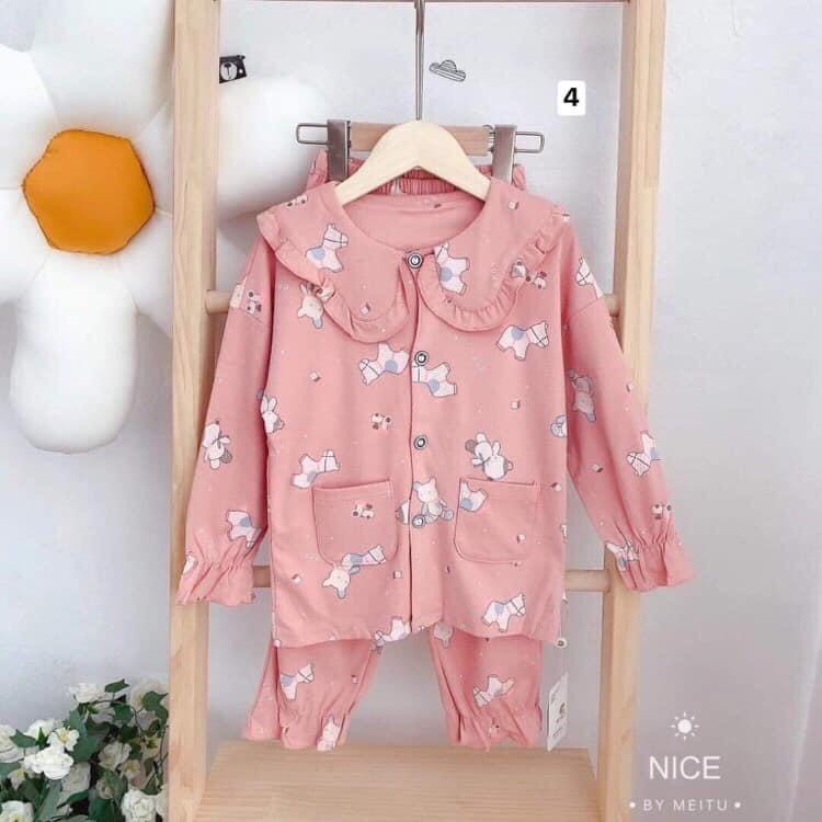 Bộ PIJAMA Cotton Size đại cho bé gái (từ 18-32 kg)