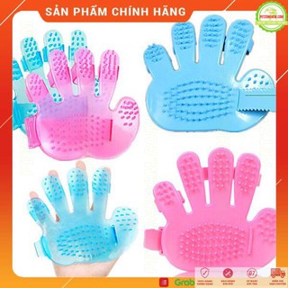 [GIẢM SỐC] Găng tay tắm nhựa cho thú cưng - Bàn tay nhựa Phụ kiện chó mèo PetZoneHCM