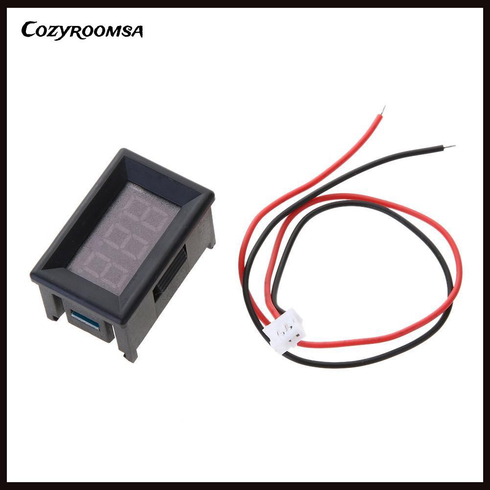 Vôn Kế Kỹ Thuật Số 2 Dây Mini 0.36in Dc 2.4v-30v