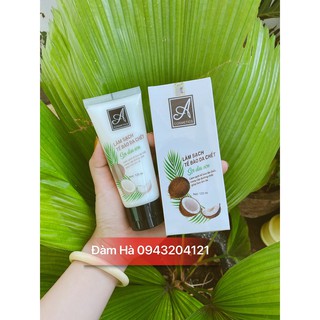 Tẩy tế bào chết mặt sợi dừa non 120g mẫu to