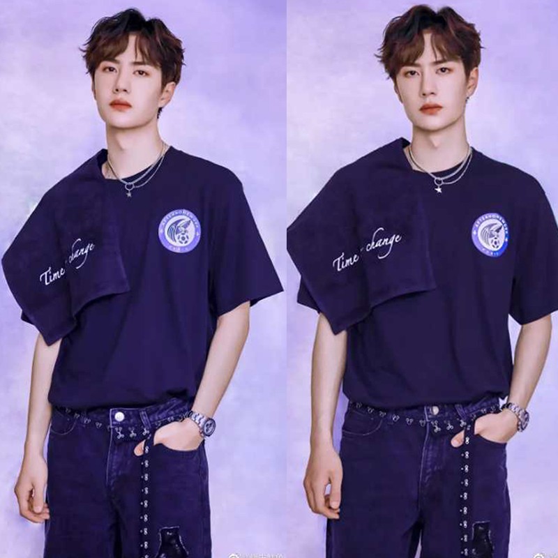 Áo phông FRIENDS_V chất liệu cotton cheap moment cùng Vương Nhất Bác_WangYibo