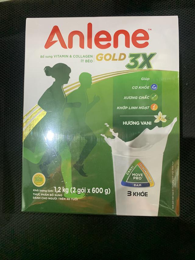 Combo 1 hộp Sữa Anlene Gold Hương Vani 1,2Kg + 1 hộp Anlene hương Cà phê hộp 310g