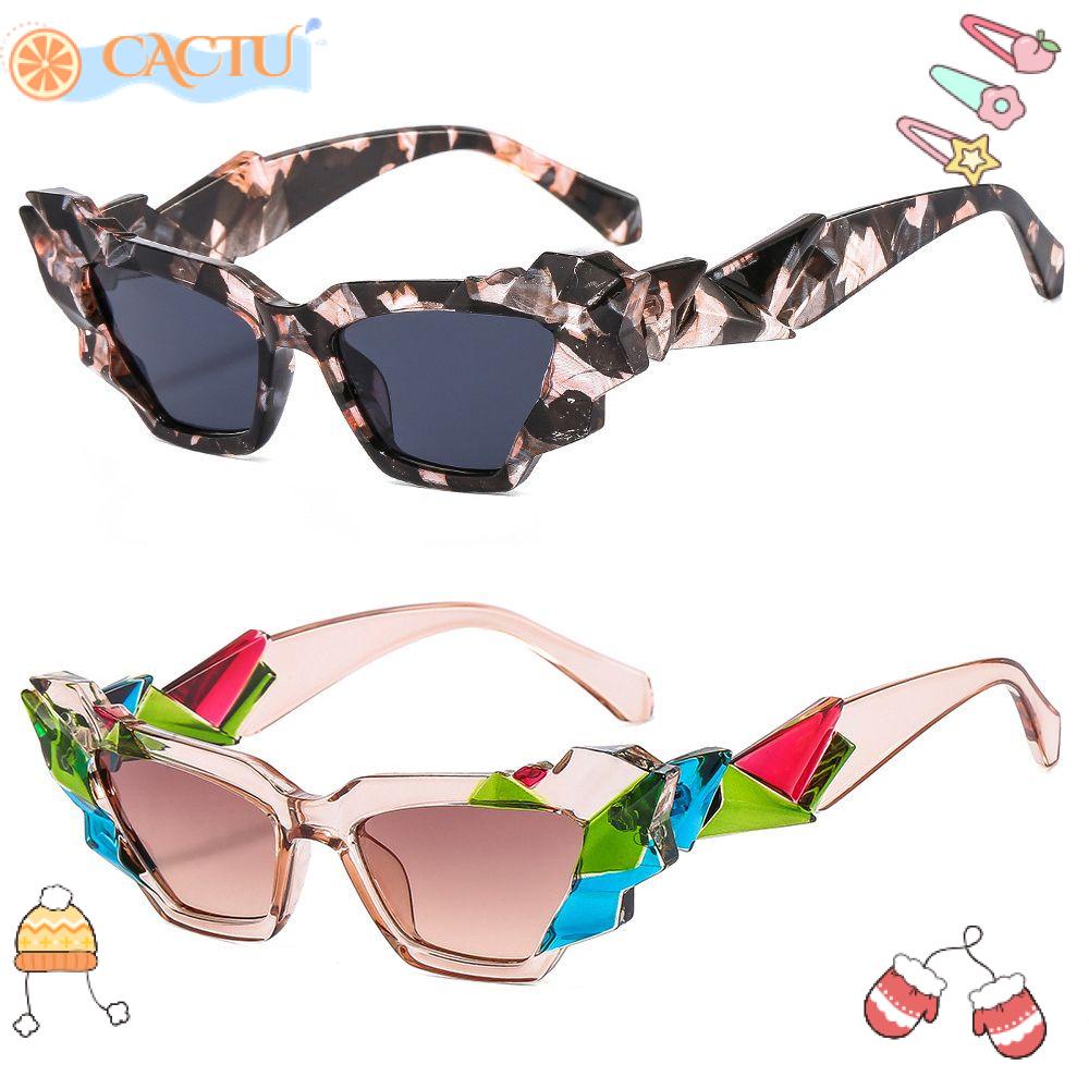 Kính Mát Mắt Mèo Màu Gradient Thời Trang Độc Đáo Cho Nữ