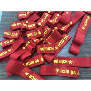 Băng rôn, băng đeo Sticker cờ cầm tay cổ động Việt Nam
