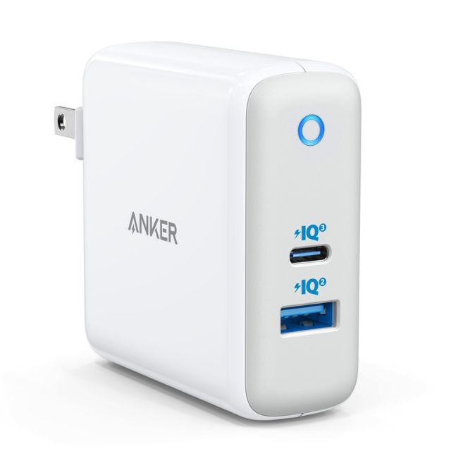 Cốc sạc Anker PowerPort Atom III 60W ( 1 Cổng USB- C iQ3 45W và 1 Cổng USB-A iQ2 15W )