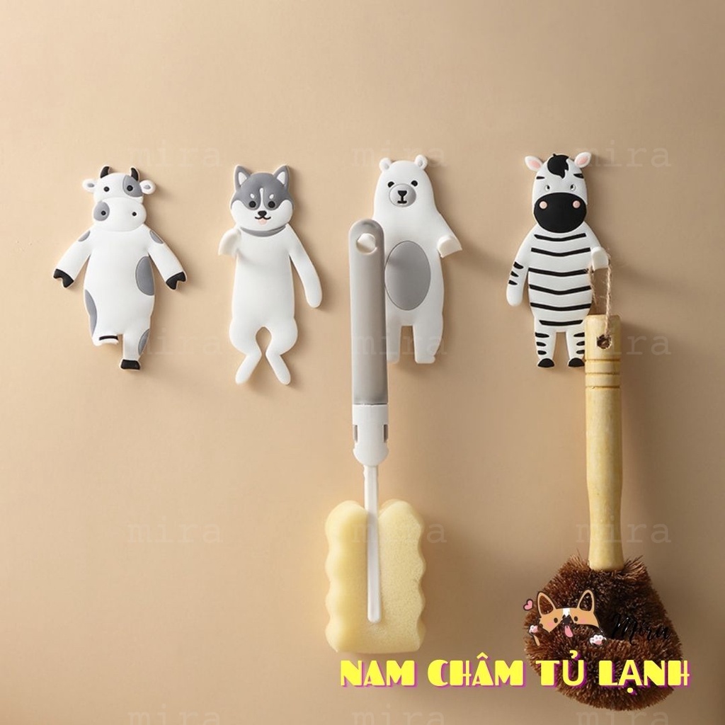 Nam Châm Tủ Lạnh 3D Ngựa Vằn Móc Treo Đồ Decor Bàn Học, Trang Trí Bàn Làm Việc, Đính Note, Quà Cho Bé MIRA-MH99011