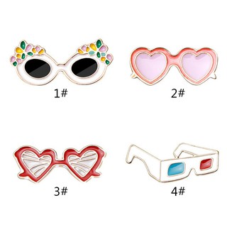 Huy hiệu cài áo hình kính mát hoạt hình ngộ nghĩnh