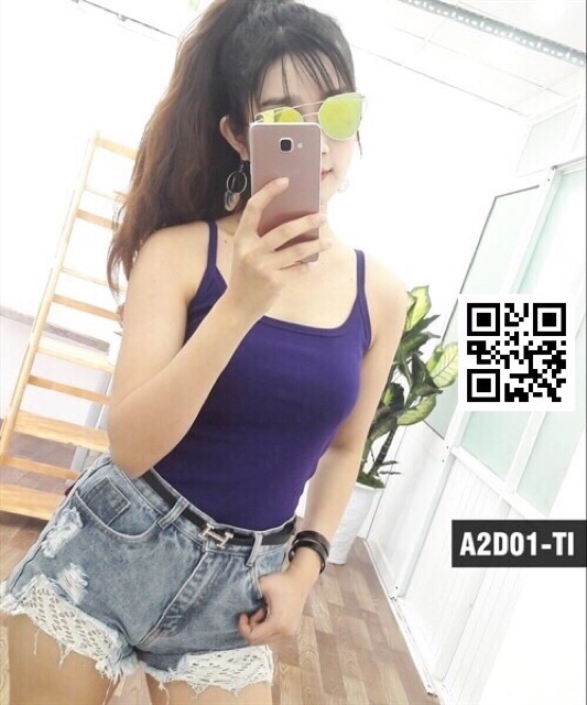 Áo croptop xinh xinh (2 dây)