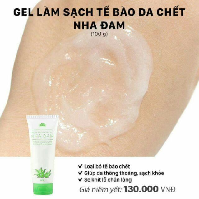 GEL TẨY TẾ BÀO CHẾT TINH CHẤT NHA ĐAM [Hàng Chính Hãng]