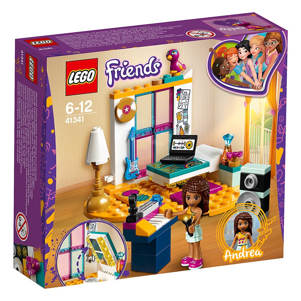 Bộ Lắp Ráp Phòng Ngủ Của Andrea LEGO FRIENDS (85 chi tiết)