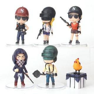 Mô hình 06 nhân vật trong game pubg