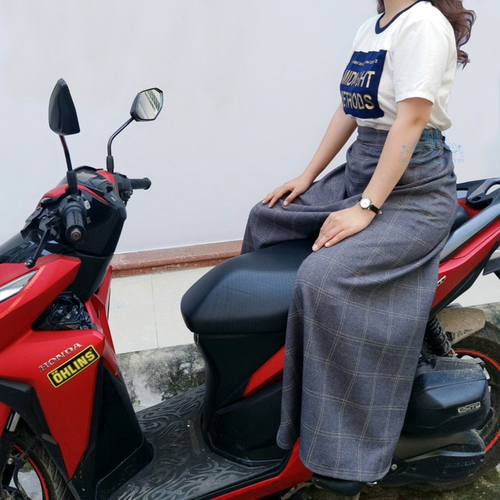 Váy Chống Nắng Xẻ Tà Thông Minh Chất Liệu Kaki Cotton Dày Dặn Và Mềm Mại Họa Tiết Sọc Caro H&T Fashion | BigBuy360 - bigbuy360.vn