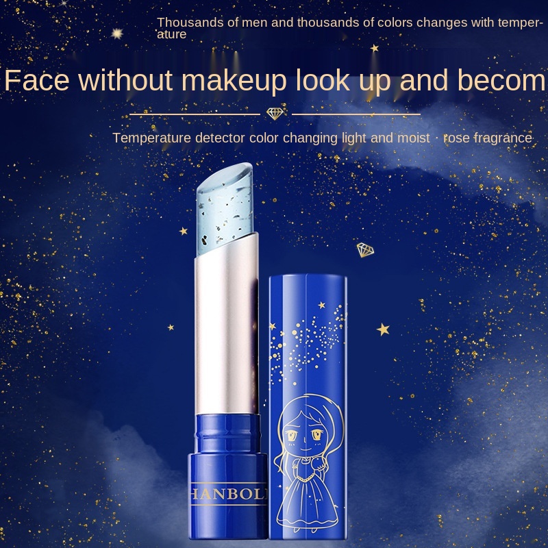 Sửa chữa son môi-nữ-công chúa nhỏ thay đổi nhiệt độ 24K son môi-dưỡng ẩm sửa chữa-dưỡng ẩm-dưỡng ẩm-sửa chữa son môi