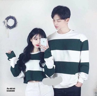 Áo đôi kẻ to ( 1 đôi gồm 2 áo nhé )-T