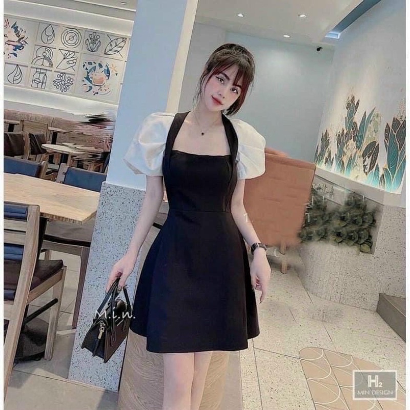 Đầm phối tay D71