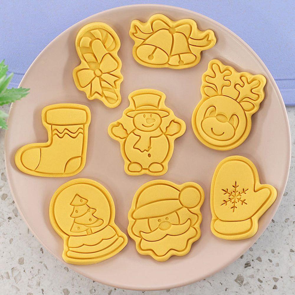 Khuôn Cắt Bánh Quy Chủ Đề Giáng Sinh 3D Độc Đáo