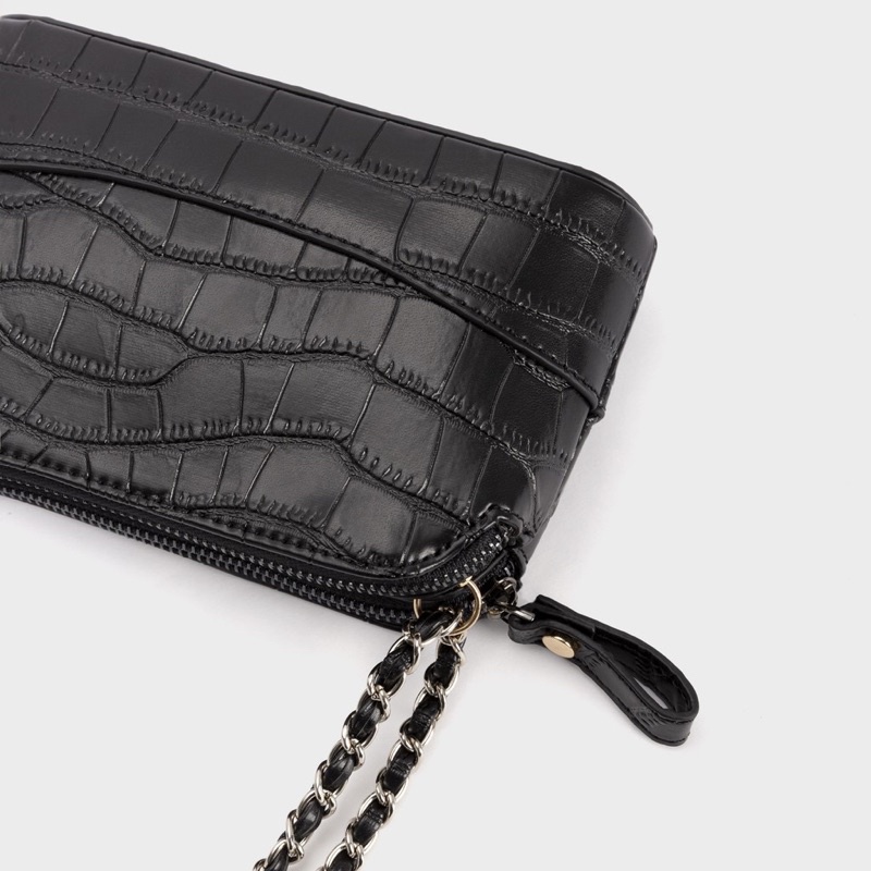 Túi Xách Nữ Hobo Trần Trám Dây Kép Bản Da Rắn - HB1125