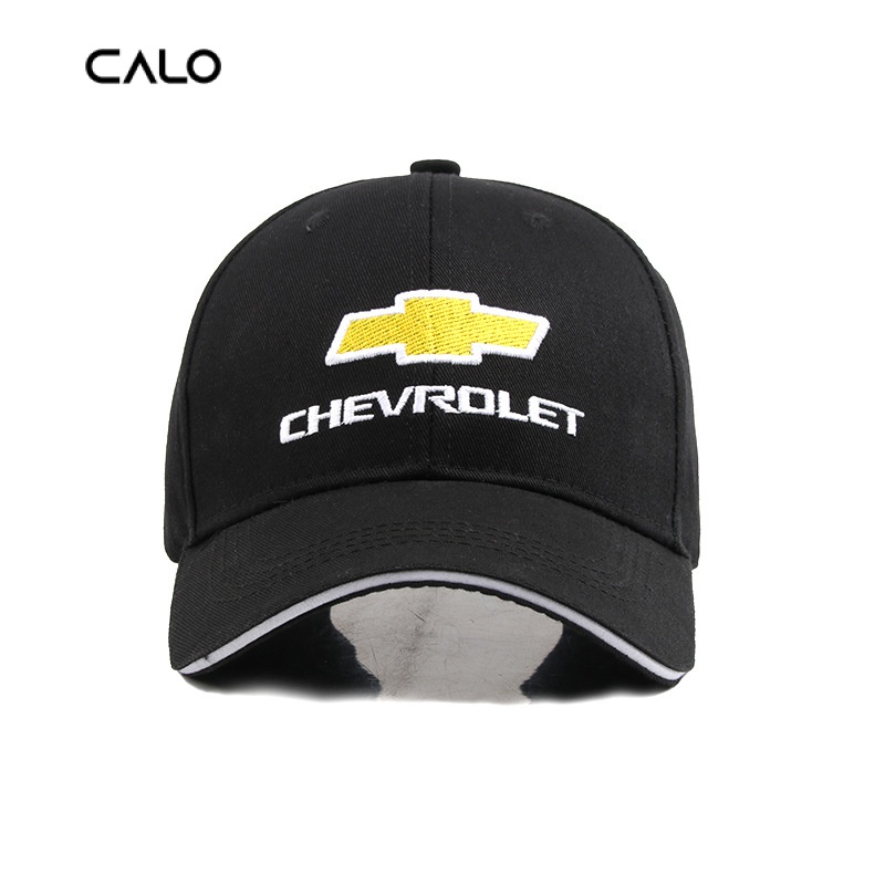 Mũ Lưỡi Trai Thêu Nhãn Hiệu Chevrolet F1 Màu Vàng Tùy Chỉnh Phong Cách Mới Cho Xe Hơi / Xe Máy