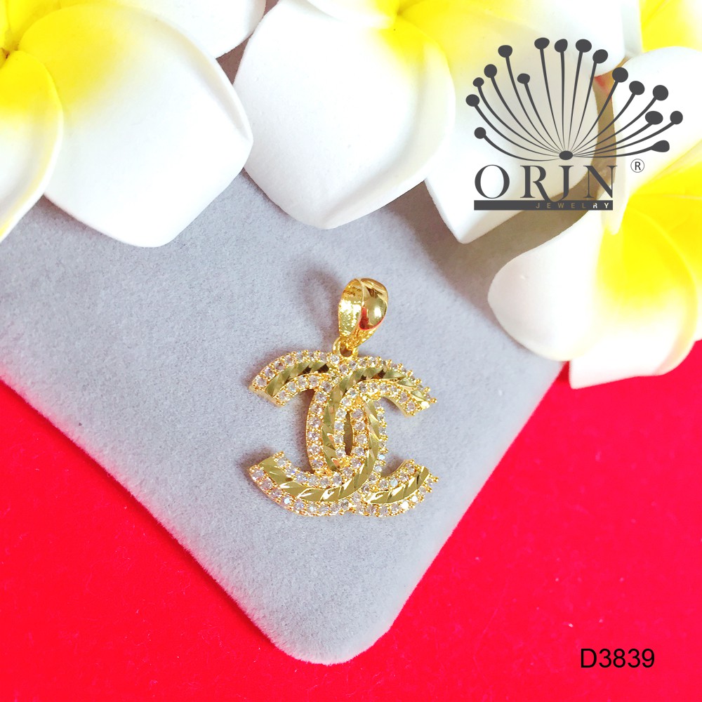 Mặt dây chuyền chữ x cao cấp đính đá thời trang Orin D3839 thời thượng