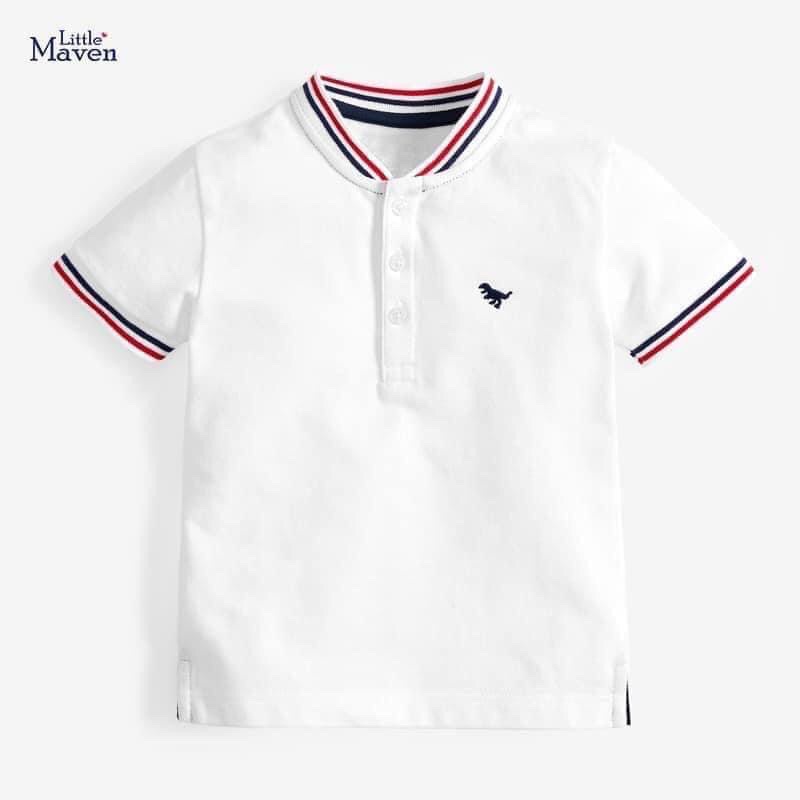 Áo polo cổ đức little Maven cho bé trai