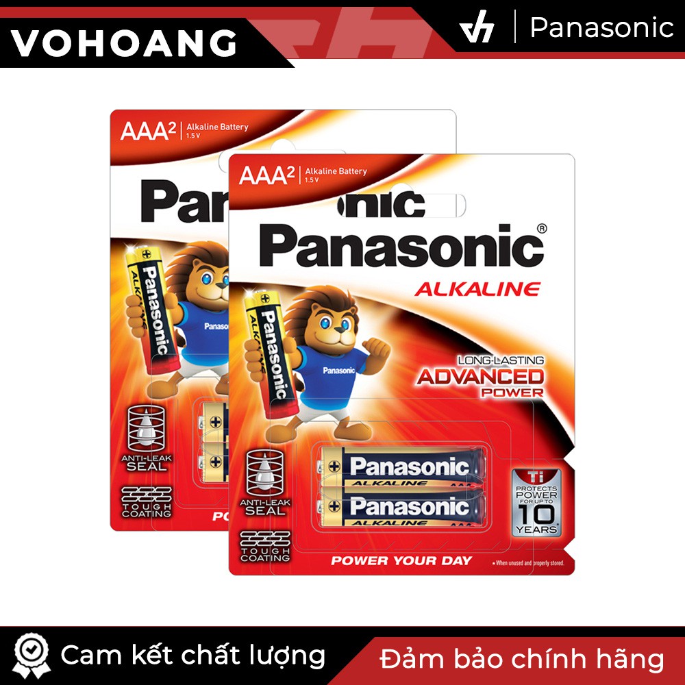 Bộ 4 pin Panasonic Alkaline AAA LR03T (Gold)