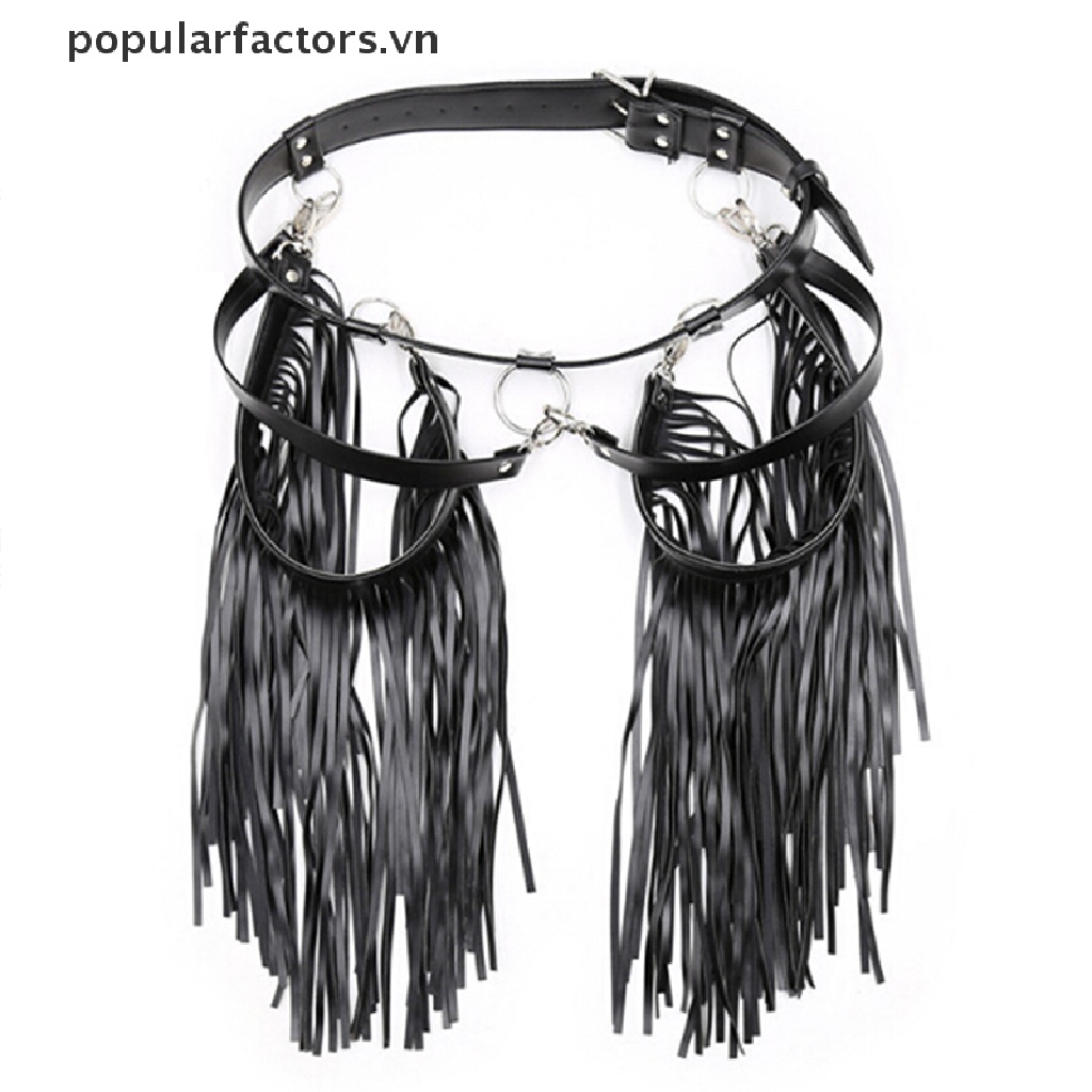 Thắt Lưng Da PU Phối Tua Rua Có Thể Điều Chỉnh Kích Cỡ