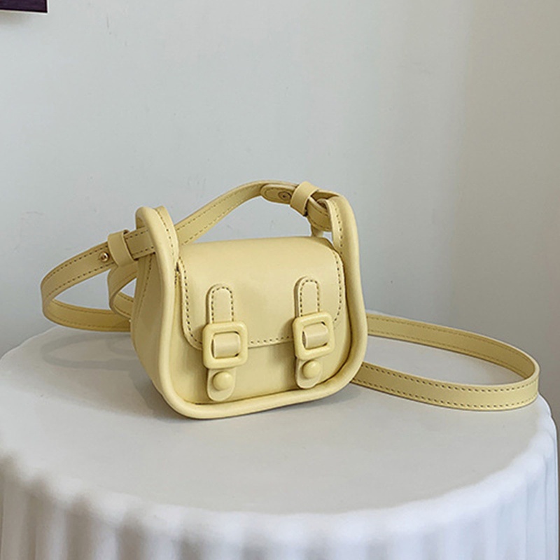 Túi Da PU Đeo Chéo Mini In Họa Tiết Dễ Thương Cho Nữ