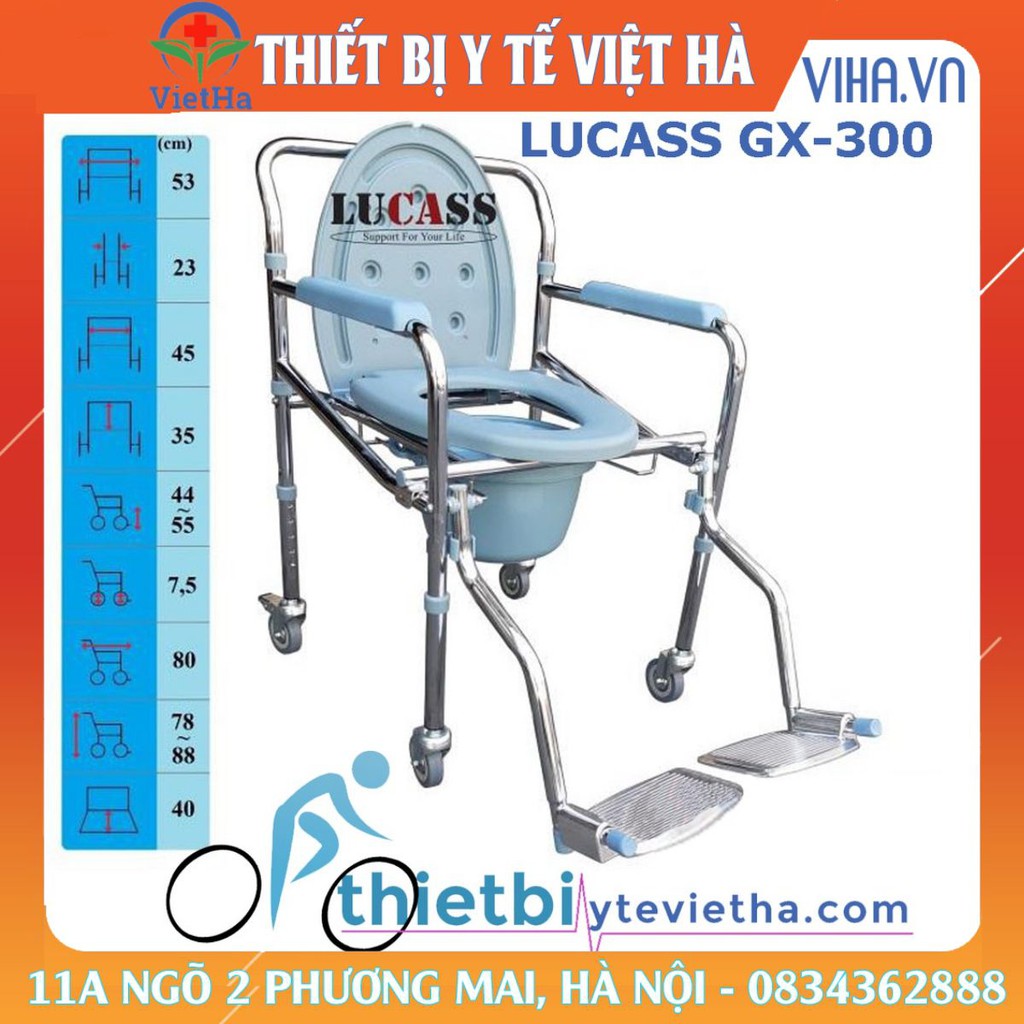 Ghế Bô Có Bánh Xe Và Đồ Để Chân Lucass GX 300