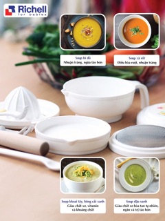 BỘ CHẾ BIẾN ĂN DẶM KIỂU NHẬT RICHELL