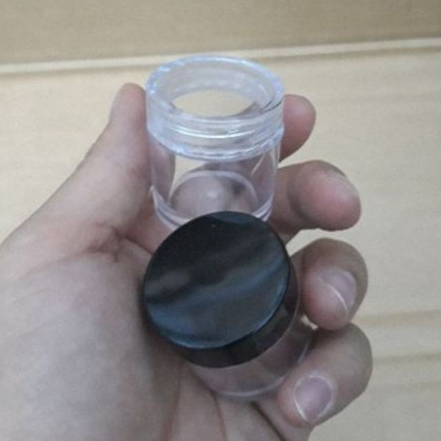 Hũ Nhựa Tròn Thân Cao (Combo 50/100) 10g Chiết Mỹ Phẩm - Hũ Chiết Kem - Đựng Bột