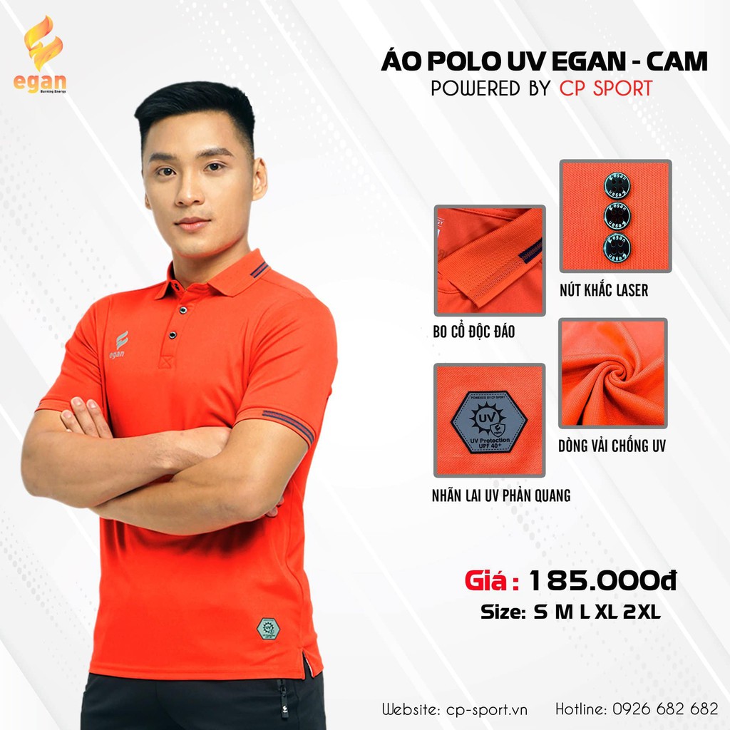 Bộ áo bóng đá POLO UV EGAN 2021 - 2022 sẵn kho, giá tốt