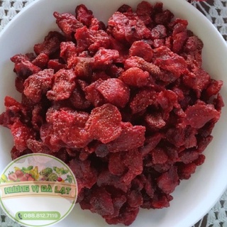 500G Dâu tây sấy dẻo không đường Đặc sản Đà Lạt