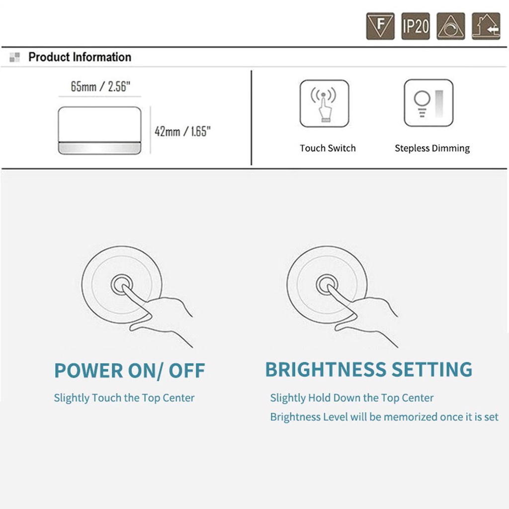 IVORY Đèn Ngủ Để Bàn Cảm Ứng Mềm Mại Cho Bé