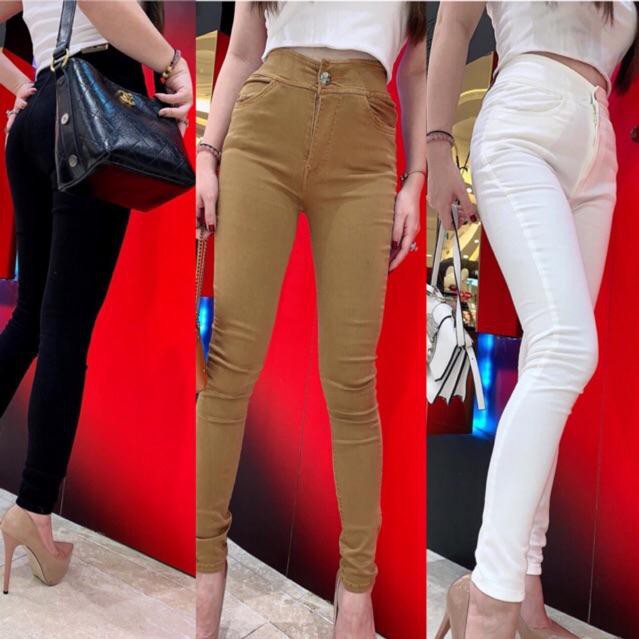 Quần skinny khaki siêu co giãn- hình thật- 41 | BigBuy360 - bigbuy360.vn