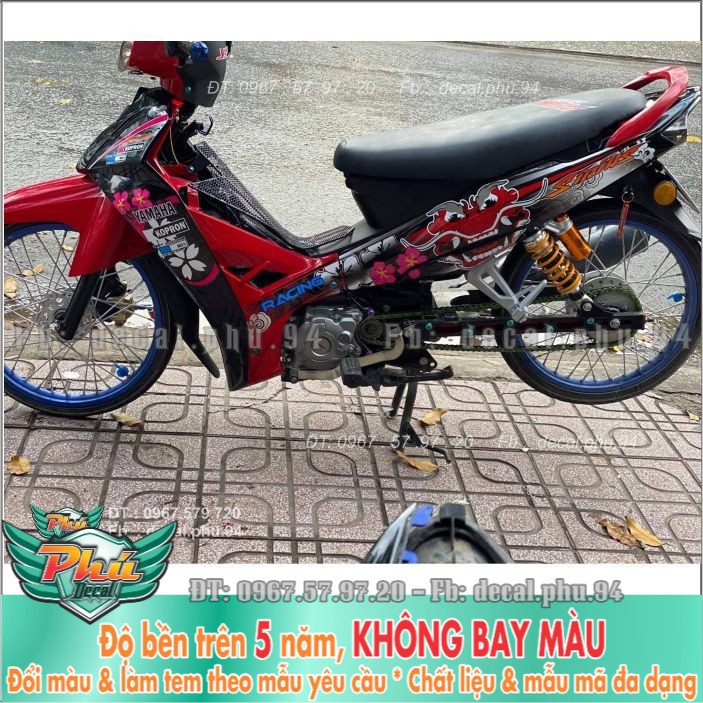 Tem rời Sirius Mặt Quỷ đỏ đen (B) -1